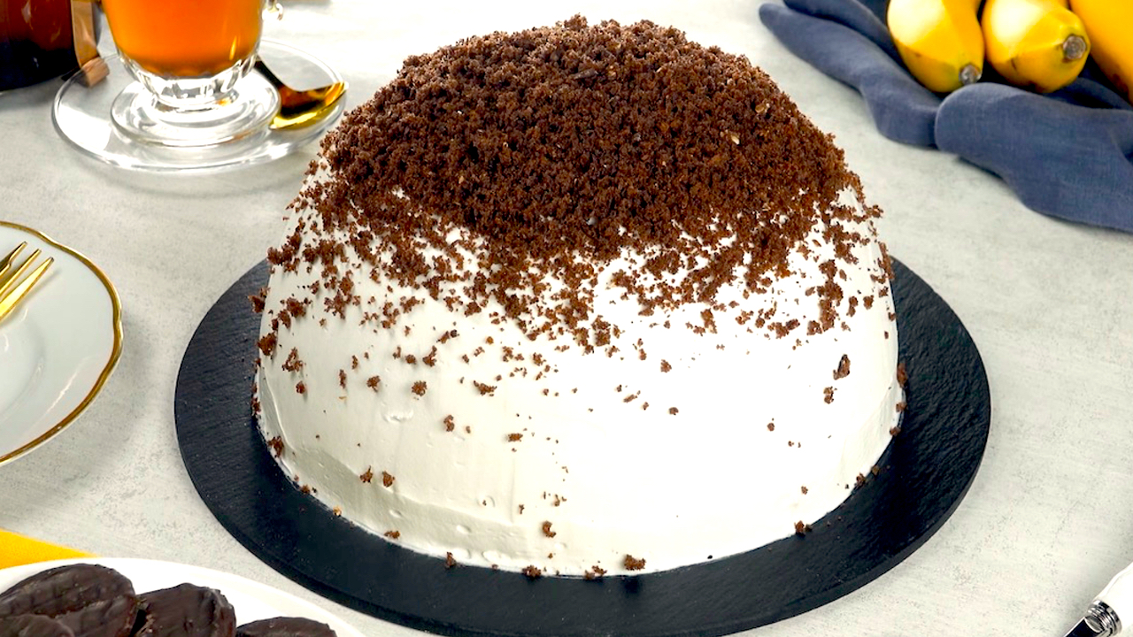 チョコレートドームケーキのレシピ