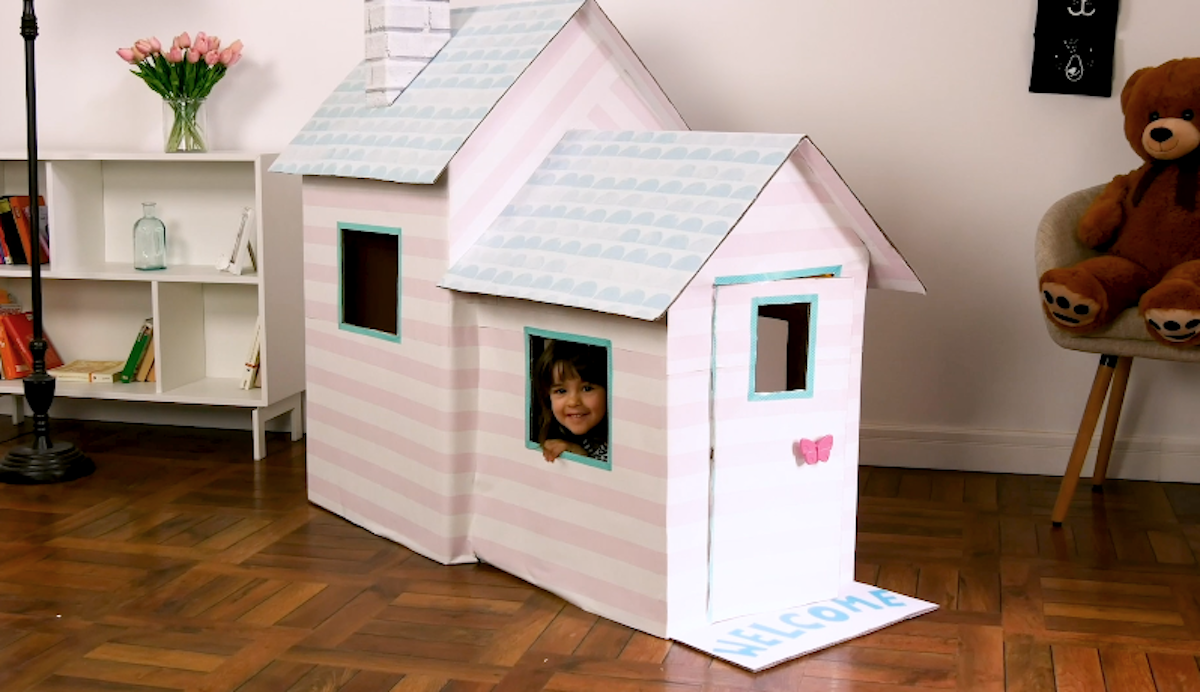 Homemade Indoor Playhouse For Kids