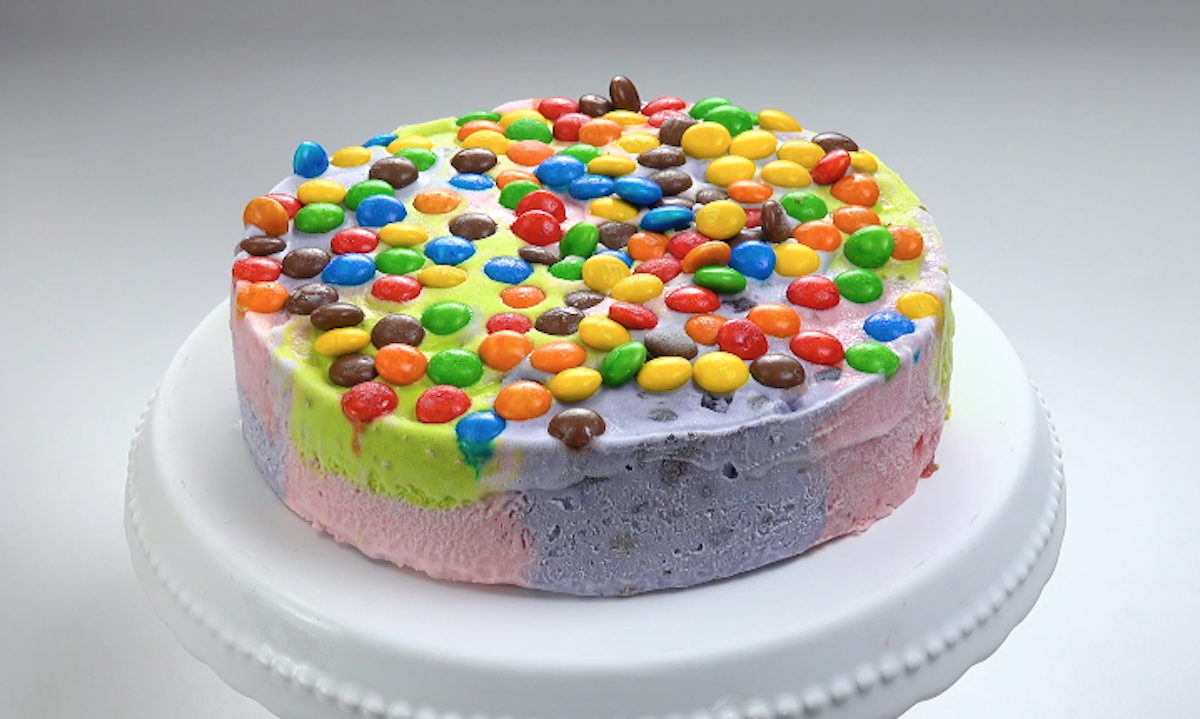 Colorful Ice Cream Cake