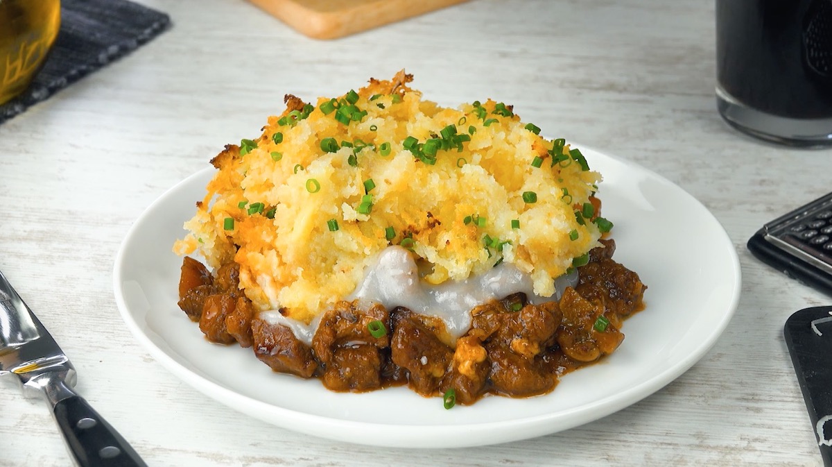 Steak And Cheese Cottage Pie