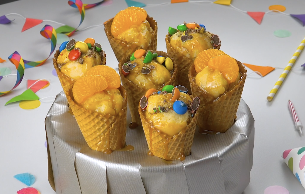 Fanta Cake Cones