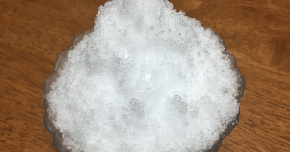 フワフワかき氷の作り方