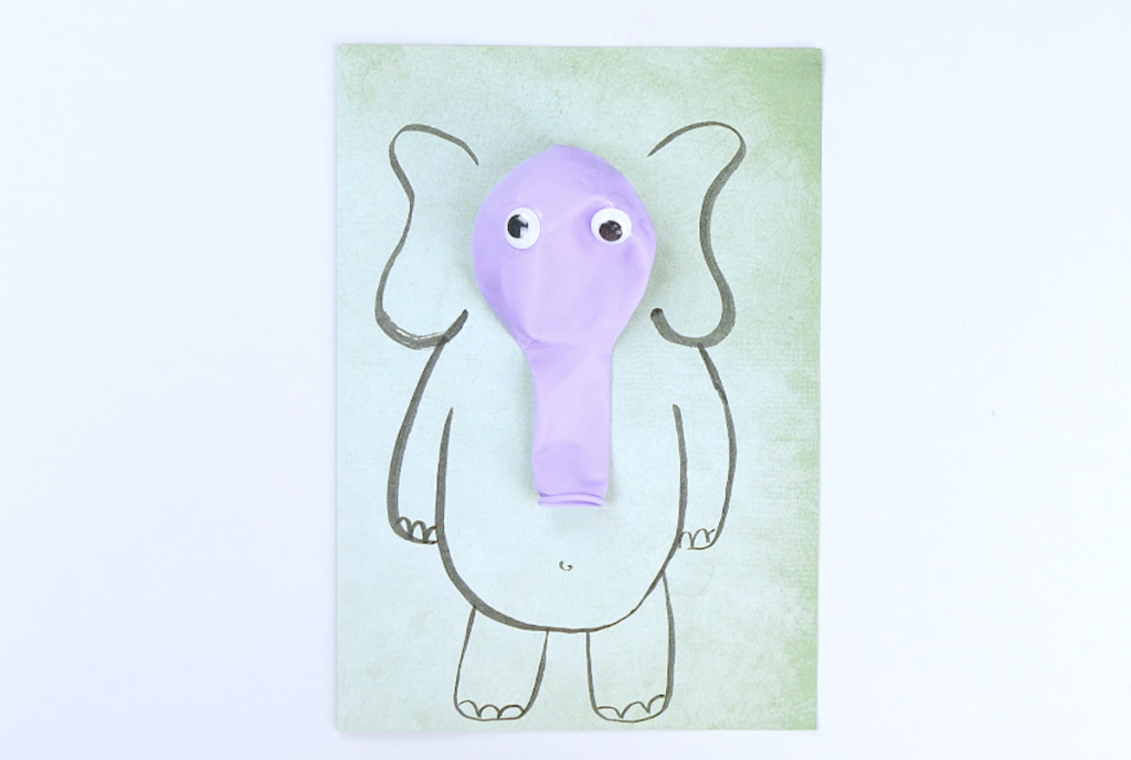 象風船カード完成例