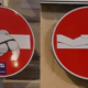 イタリア道路標識